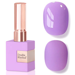 Double Rhythm 0.5 Oz Gel Nail Polish Neutral Natural Same Color Same Bottle Translucent Light Milky Pastel 15ML Manicure French Design Art DIY at Home (Pearl Green-B1146)