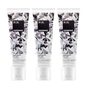 IGK Expensive Amla Oil Hi-Shine Topcoat – In-Shower Gloss Treatment for High Shine, UV Protection, and Color Enhancement – Vegan & Cruelty-Free