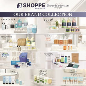 Terra Pure Gallon & Dispenser Set | 1-Shoppe All-In-Kit | Shampoo Conditioner Body Wash Gallon | Refillable 10.14 oz. Matching Pump Bottles