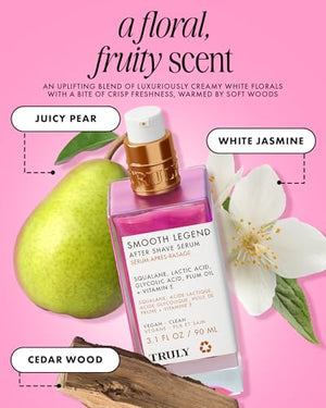 Truly Luxury After Shave Serum | Soothing & Hydrating Post Shave Treatment to Prevent Ingrown Hair For Smooth, Irritation-Free Skin