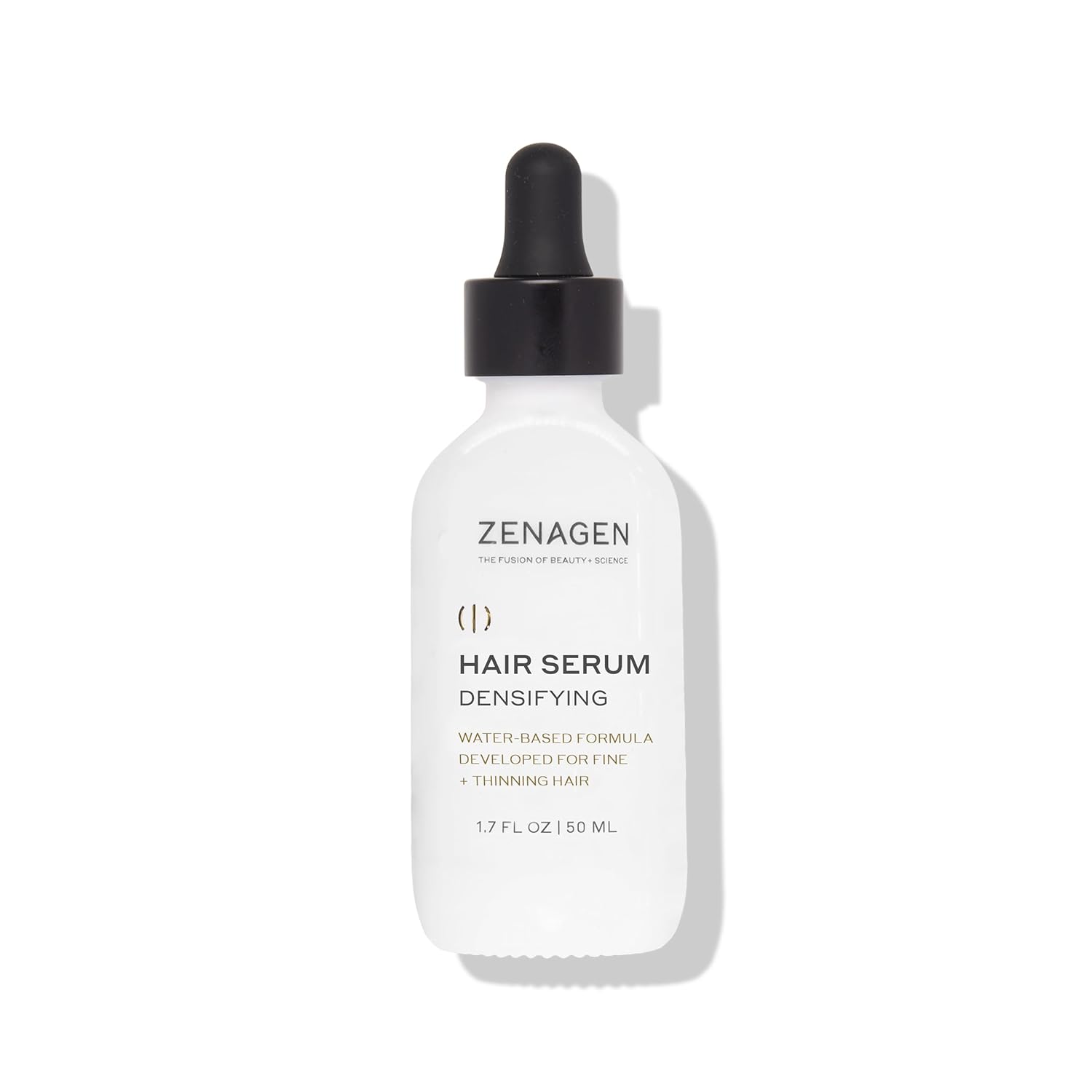 ZENAGEN Densifying Hair Serum for Fine + Thinning Hair | Boosts Hair Density, Strengthens & Nourishes Hair Follicles, Non-Greasy Water-Based Formula, Plant-Based, Vegan, All Hair Types