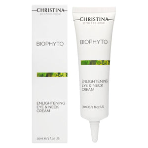 CHRISTINA Bio Phyto Enlightening Eye and Neck Cream with Vitamin E | Under Eye Cream with Gentle Hydration and Rejuvenating Effect for All Skin Types 30ml