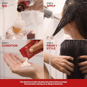Revlon ColorSilk with Bond Repair Complex, Black Permanent Hair Color, 100% Gray Coverage, Ammonia Free Hair Dye, Vegan Keratin, 10 Black (Pack of 3)