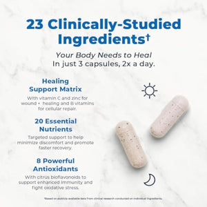 VitaMedica Clinical Support Formula - Wound Healing & Bruising - Pre & Post-Op Surgery Essential & Injury Recovery Multivitamin Supplement