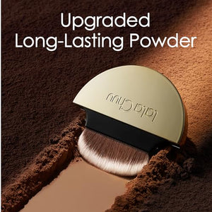 LALACHUU Hairline Powder Hair Powder for Gray Coverage Root Touch Up for Women & Men with Master Brush Concealing Hair Loss Instantly Stain Proof for 100-hour 0.32 Ounce Dark Brown