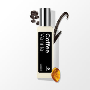 purefittech Pheromones Perfume Oil for Women, Long Lasting Coffee Vanilla Roll-on Fragrance, Pure Essential Oil Parfume, 0.34 fl oz (10ml) Travel Size, Made in USA