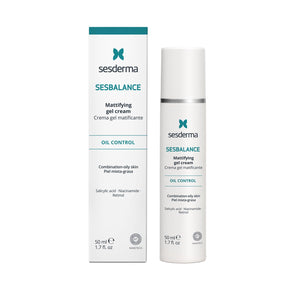 Sesderma SESBALANCE Gel Cream | Lightweight Hydrating Gel for Oily & Combination Skin 1.7 fl. Oz