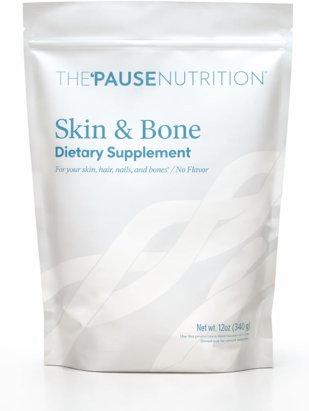 The 'Pause Life Skin & Bone, Verisol & Fortibone Collagen Peptides, Powder Formula with Hyaluronic Acid and Vitamin C, Gluten Free Supplement, Skin, Nails & Hair Support, Unflavored, Easy to Mix 12 OZ