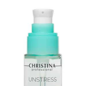 -CHRISTINA- Unstress Eye and Neck Concentrate Hydrating Peptide Serum for Face | Soothing Relief and Softening Effect | Face Serum Balances Skin Microflora 1 fl. oz (30 ml)