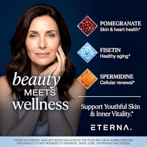 Eternity NAD+ Supplement + Resveratrol - 1050 mg - 15 Advanced Ingredients to Support Energy & Healthy Aging, Healthy Skin, Immune, Green Tea, Quercetin, CoQ10, Milk Thistle - 1 Month Supply