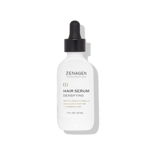 ZENAGEN Densifying Hair Serum for Fine + Thinning Hair | Boosts Hair Density, Strengthens & Nourishes Hair Follicles, Non-Greasy Water-Based Formula, Plant-Based, Vegan, All Hair Types