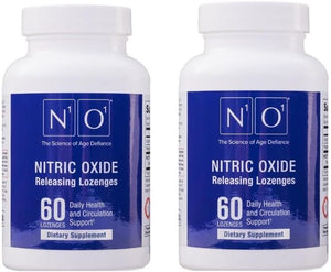 N1O1 Nitric Oxide Lozenges for Heart Health Support - Dietary Supplement for Blood Flow, Oxygenation and Blood Pressure - 180 Count