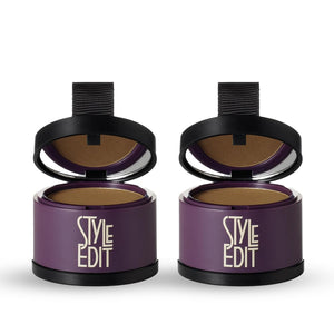 Style Edit Root Touch Up Powder | Temporary Hair Color for Gray Roots and Thinning Hair | Salon-Quality, Transfer-Resistant Hair Concealer | Medium Blonde, 0.14 oz (Pack of 2)