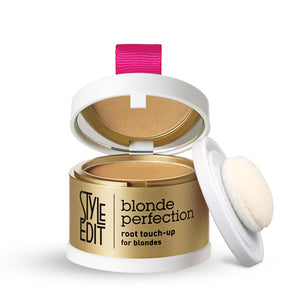 Style Edit Root Touch Up Powder | Temporary Hair Color for Gray Roots and Thinning Hair | Salon-Quality, Transfer-Resistant Hair Concealer | Medium Blonde, 0.14 oz (Pack of 2)