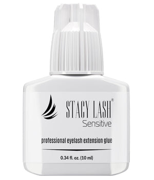 Sensitive Eyelash Extension Glue Stacy Lash 0.34fl.oz/10ml / 5-6 Sec Drying time/Retention – 4-5 Weeks/Professional Use Black Adhesive