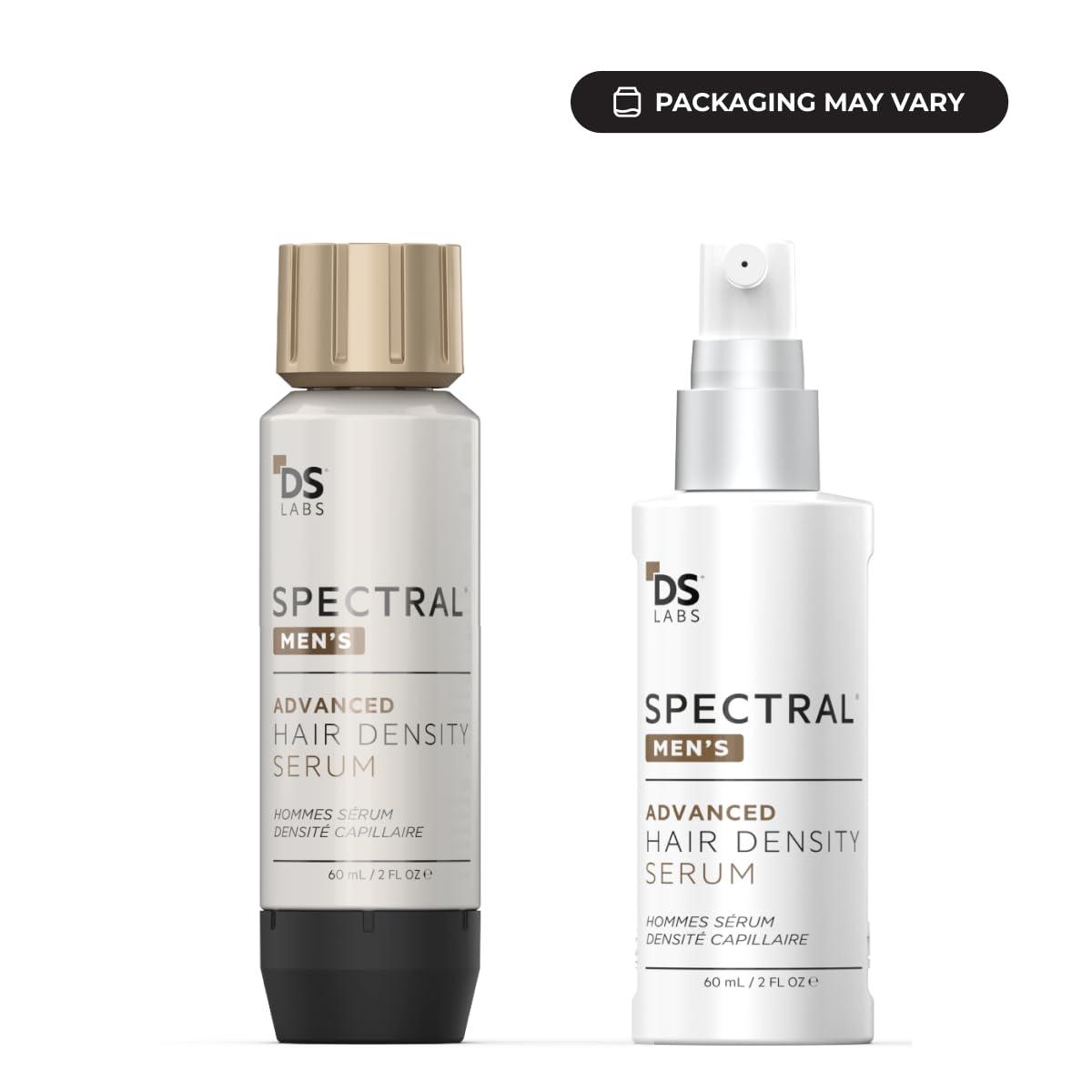 DS Labs Spectral Men’s Hair Density Serum (formerly Spectral.DNC-N) - Lightweight Leave-In for Fuller Looking, Thicker Looking Hair, Fast Absorbing, Non-Greasy, For All Hair Types, 60mL, (3 Pack)