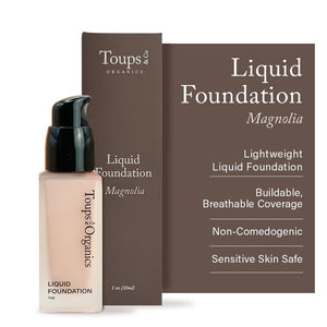 Toups & Co Liquid Foundation Oyster - Neutral | Lightweight & Breathable Buildable Coverage | Aloe Vera, Shea Butter & Herbal Extracts | Non-Comedogenic, Long-Lasting, Sensitive Skin Safe