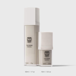 U Beauty The SUPER Hydrator - Mega-Dose Skin Hydrator and Hyaluronic Acid Moisturizing Cream with Peptides and Grapeseed Oil for Supple, Smooth, and Softer-Looking Skin For Up To 48 Hours - 0.5 fl oz | Mega-dose skin hydrator, peptides and grapeseed oil,