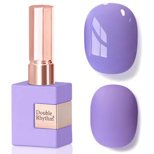 Double Rhythm 0.5 Oz Gel Nail Polish Neutral Natural Same Color Same Bottle Translucent Light Milky Pastel 15ML Manicure French Design Art DIY at Home (Pearl Green-B1146)