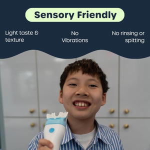 Willo Fully Automatic Kids U-Shaped Electric Toothbrush - 2 Brushing Timers, Deep-Cleans, Technique Free - Bubble, Fluoride-Free and Dye-Free (Small - Kids Ages 5-7 Years)