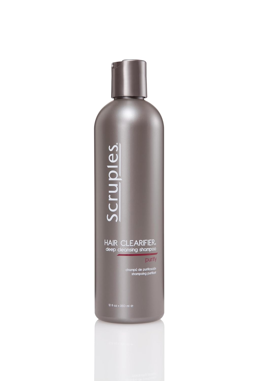 Scruples Hair Clearifier Shampoo - Professional Grade Deep Cleansing Shampoo - Clarifying Agents Remove Metals, Minerals and Chlorine - Detox and Vitality Boosting for All Hair Types (12 oz)