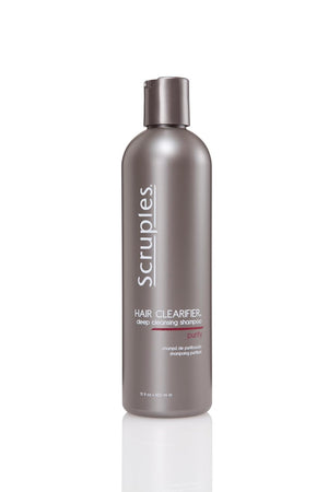 Scruples Hair Clearifier Shampoo - Professional Grade Deep Cleansing Shampoo - Clarifying Agents Remove Metals, Minerals and Chlorine - Detox and Vitality Boosting for All Hair Types (12 oz)
