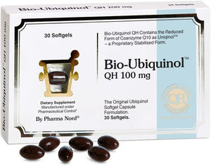 Pharma Nord – CoQ10 Ubiquinol 100 mg • Powerful Antioxidant for Heart Health • Mitochondrial Energy • Fertility Support • High Quality Supplement • Gluten-Free, Non-GMO, 30 Softgels