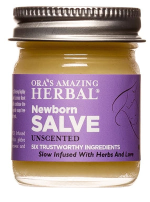 Ora's amazing Herbal, Newborn Salve, Diaper Rash Cream, Calendula Baby Balm, EWG Verified Baby Ointment, Acne Eczema, Butt Cream, Infant Massage, Natural Paraben Free, Good for Sensitive Skin