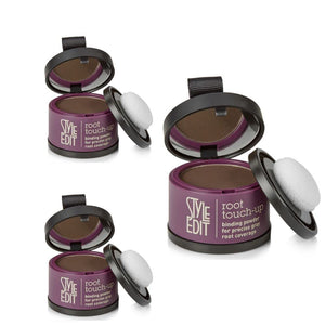 Style Edit Root Touch Up Powder | Temporary Hair Color for Gray Roots and Thinning Hair | Salon-Quality, Transfer-Resistant Hair Concealer | Medium Blonde, 0.14 oz (Pack of 2)