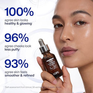 IOPE Expert PDRN Caffeine Shot Serum - Anti-Aging Face Serum to Visibly Depuff, Smooth, and Rejuvenate Tired Skin - With BIO-PDRN and Caffeine - Fast-Absorbing Texture - 1.01 fl. oz.