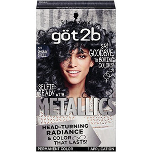 Got2B Metallic Permanent Hair Color, M73 Smoky Steel
