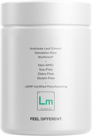 Codeage Liposomal Milk Thistle+ Supplement - Silymarin from Silybum Marianum, NAC, Artichoke Leaf, Dandelion Root, Alpha Lipoic Acid, BioPerine, Liposomal Delivery - Non-GMO - 60 Capsules