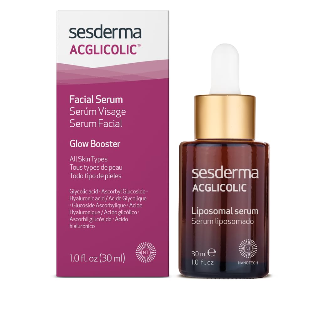 Sesderma ACGLICOLIC Facial Liposomal Serum | Anti-Aging | Hydration, 1 fl oz
