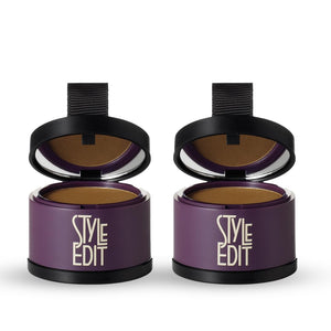 Style Edit Root Touch Up Powder | Temporary Hair Color for Gray Roots and Thinning Hair | Salon-Quality, Transfer-Resistant Hair Concealer | Medium Blonde, 0.14 oz (Pack of 2)