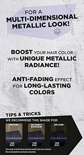Got2B Metallic Permanent Hair Color, M73 Smoky Steel