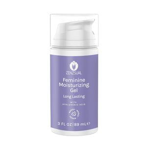 ZENZSUAL Vaginal Moisturizer Gel – Water-Based, pH Balanced with Hyaluronic Acid – Hydrating Feminine Gel for Intimate Dryness and Daily Comfort – Menopause & Postpartum Support – 3 Fl Oz (89 mL)