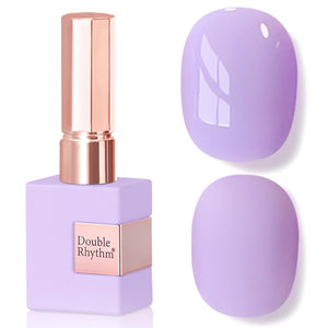 Double Rhythm 0.5 Oz Gel Nail Polish Neutral Natural Same Color Same Bottle Translucent Light Milky Pastel 15ML Manicure French Design Art DIY at Home (Pearl Green-B1146)