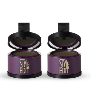 Style Edit Root Touch Up Powder | Temporary Hair Color for Gray Roots and Thinning Hair | Salon-Quality, Transfer-Resistant Hair Concealer | Medium Blonde, 0.14 oz (Pack of 2)
