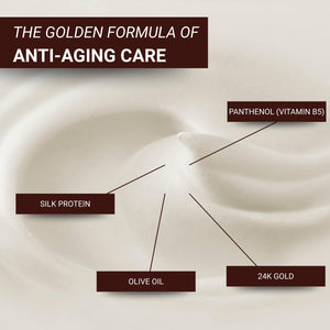 BIOXCIN Anti-Wrinkle Gold Cream 24K Gold + Silk Protein