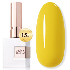 Double Rhythm 0.5 Oz Gel Nail Polish Neutral Natural Same Color Same Bottle Translucent Light Milky Pastel 15ML Manicure French Design Art DIY at Home (Pearl Green-B1146)