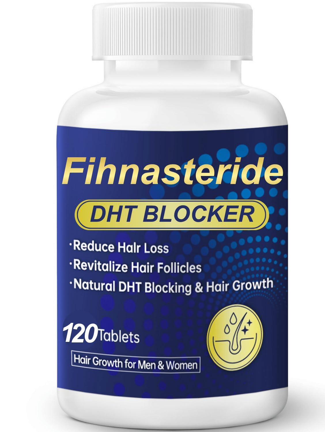 Advanced Hair Growth Support for Women and Men，Promotes Thicker, Fuller, Stronger Hair- 120 Tablets