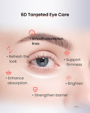 AMIRO PDRN Red Light Therapy Eye Cream with Built-In Microcurrent Massager | PDRN Peptide Under Eye Treatment for Puffy, Tired-Looking Eyes, Hydrated, Firmer-Looking Skin, 1.06 oz