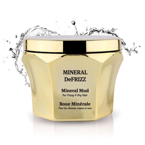 Saphira Mineral DeFrizz Mud Hair Mask with Dead Sea Minerals – Smoothing Treatment Mask for Frizzy & Dry Hair – Hydration & Shine – Professional Care 8.5oz/250ml