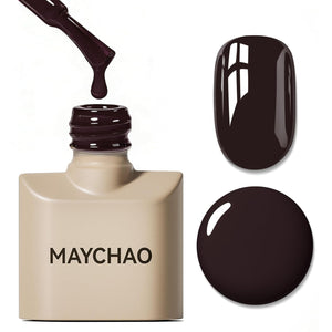 MAYCHAO 15ML Gel Nail Polish 1Pc Deep Cherry Red Nail Polish Soak Off UV LED Blood Red Nail Gel Polish Nail Art Starter Manicure Salon DIY at Home, 0.5 OZ