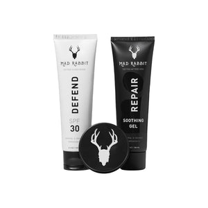 Mad Rabbit Tattoo Care Favorites Kit (3 Piece) - Enhance Balm, Replenish Daily Body Lotion & Defend Mineral Sunscreen SPF 30 - All Skin Types/Full Coverage Tattoo Care Kit