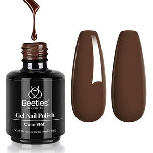 Beetles Red Gel Polish, Merlot Wine, 15ML Dark Red Gel Nail Polish