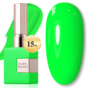 Double Rhythm 15ML Gel Nail Polish Pure Sheer Same Color Same Bottle Soak Off Gel Polish Art Manicure Salon DIY at Home for Women (Burgundy-A1129)