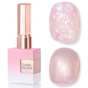 Double Rhythm 0.5 Oz Gel Nail Polish Neutral Natural Same Color Same Bottle Translucent Light Milky Pastel 15ML Manicure French Design Art DIY at Home (Pearl Green-B1146)