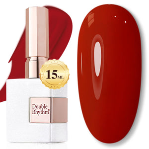 Double Rhythm 0.5 Oz Gel Nail Polish Neutral Natural Same Color Same Bottle Translucent Light Milky Pastel 15ML Manicure French Design Art DIY at Home (Pearl Green-B1146)