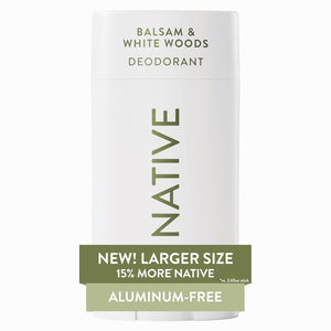 Native Aluminum Free Deodorant, Sea Salt & Cedar, Large Size Stick, 72 Hour Odor Control, for Women & Men, Contains Naturally Derived Ingredients, 3.1 oz